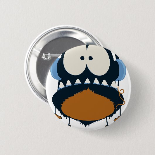 DA MUSIC RONDE BUTTON 5,7 CM (Voorkant /achterkant)