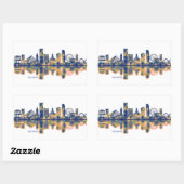 Da Nang Skyline Rechthoekige Sticker (Vel)