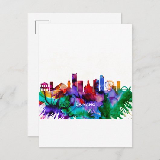 Da Nang Skyline Uitnodiging Briefkaart (Voorkant / Achterkant)