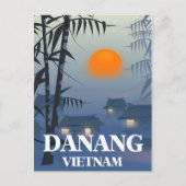 Da Nang Vietnam Reisposter Briefkaart (Voorkant)