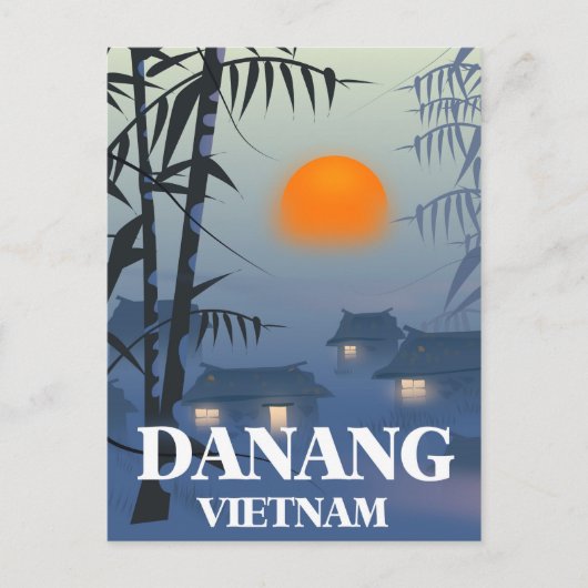Da Nang Vietnam Reisposter Briefkaart (Voorkant)