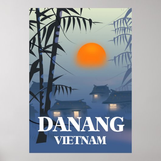 Da Nang Vietnam Reisposter Poster (Voorkant)