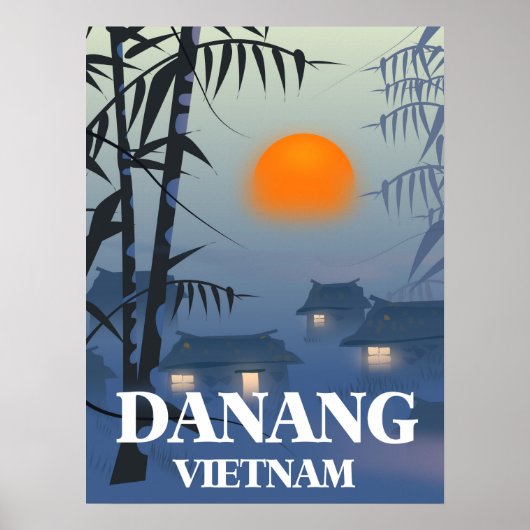 Da Nang Vietnam Reisposter Poster (Voorkant)
