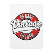 Da Nang vietnam retro logo Magneet (Verticaal)