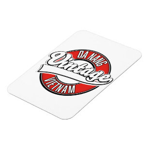 Da Nang vietnam retro logo Magneet