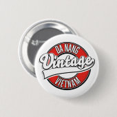 Da Nang vietnam retro logo Ronde Button 5,7 Cm (Voorkant /achterkant)