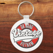 Da Nang vietnam retro logo Sleutelhanger (Voorkant)