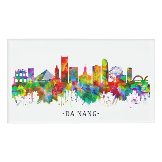 Da Nang Vietnam Skyline Naambadge (Voorkant)
