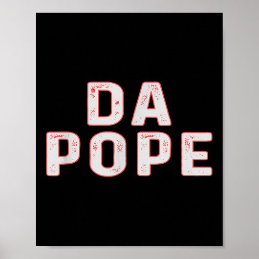 Da Pope Funny Chicago Pride Amerikaanse Paus Poster (Voorkant)