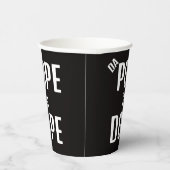 DA Pope is Dope Paper Cup Papieren Bekers (Rechts)
