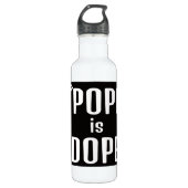 DA Pope is Dope Water Bottle Waterfles (Voorkant)