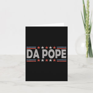 Da Pope Leo XIV Amerikaanse Patriot - Grappig Kath Kaart