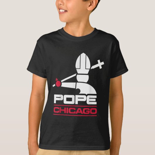 Da Pope Leo XIV Shirt Chicago Baseball (Voorkant)