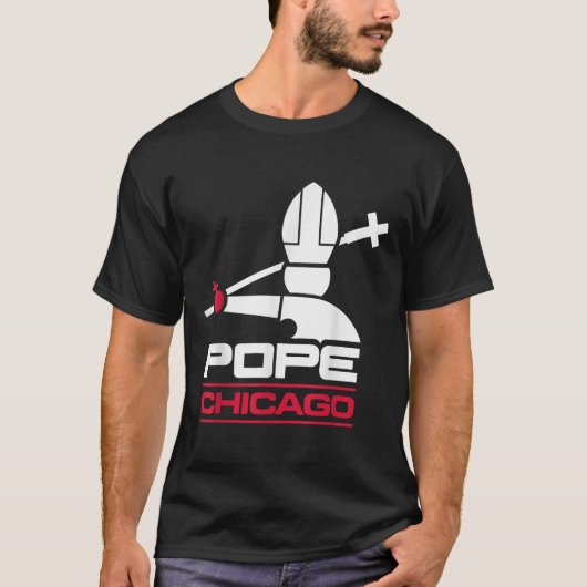 Da Pope Leo XIV Shirt Chicago Baseball (Voorkant)