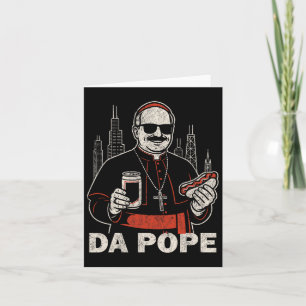 Da Pope uit Amerika Chicago Paus Leo XIV Grappig V Kaart