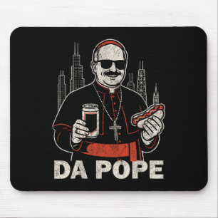 Da Pope uit Amerika Chicago Paus Leo XIV Grappig V Muismat