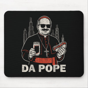 Da Pope uit Amerika Chicago Paus Leo XIV Grappig V Muismat