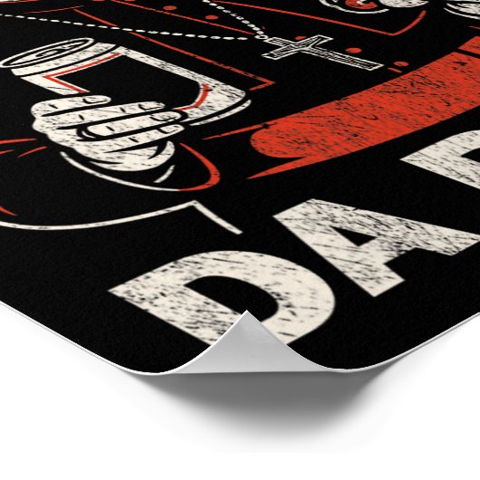 Da Pope uit Amerika Chicago Paus Leo XIV Grappig V Poster (Hoek)