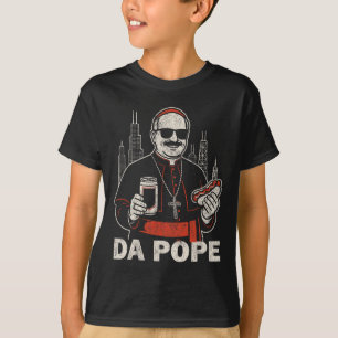 Da Pope uit Amerika Chicago Paus Leo XIV Grappig V T-shirt
