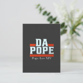 Da Pope uit Amerika Chicago Paus Leo XIV Provost Bedankkaart (Staand voorkant)