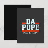 Da Pope uit Amerika Chicago Paus Leo XIV Provost Bedankkaart (Voorkant / Achterkant)