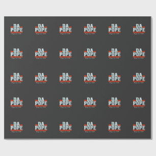 Da Pope uit Amerika Chicago Paus Leo XIV Provost Cadeaupapier