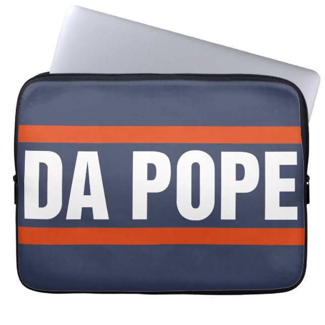 Da Pope uit Amerika Chicago Paus Leo XIV Provost Laptop Sleeve (Voorkant)