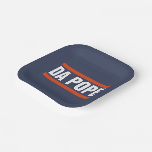 Da Pope uit Amerika Chicago Paus Leo XIV Provost Papieren Bordje (Gebogen)