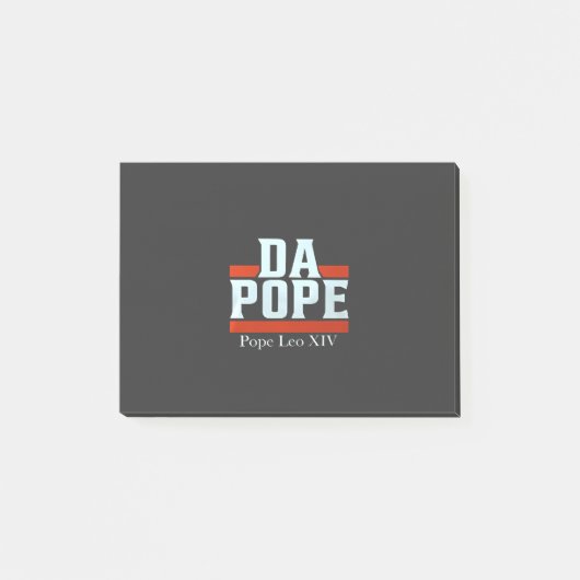 Da Pope uit Amerika Chicago Paus Leo XIV Provost Post-it® Notes (Voorkant)