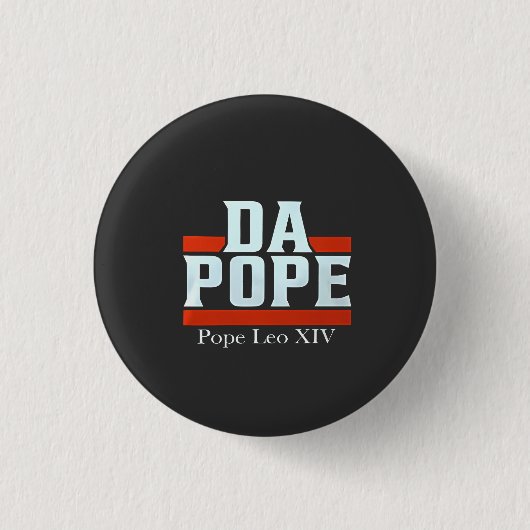 Da Pope uit Amerika Chicago Paus Leo XIV Provost Ronde Button 3,2 Cm (Voorkant)