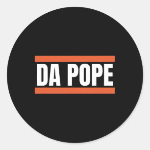 Da Pope uit Amerika Chicago Paus Leo XIV Provost Ronde Sticker