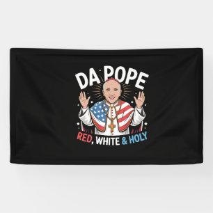 Da Pope uit Amerika Chicago Paus Leo XIV Provost Spandoek