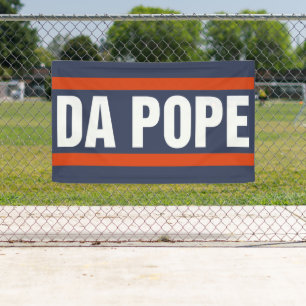 Da Pope uit Amerika Chicago Paus Leo XIV Provost Spandoek