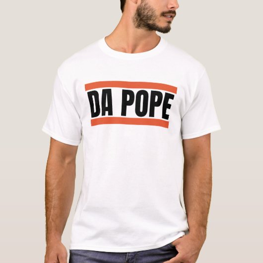 Da Pope uit Amerika Chicago Paus Leo XIV Provost T-shirt (Voorkant)