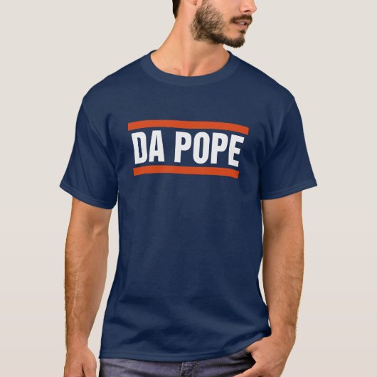 Da Pope uit Amerika Chicago Paus Leo XIV Provost T-shirt (Voorkant)