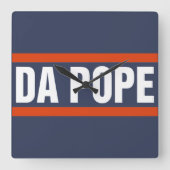 Da Pope uit Amerika Chicago Paus Leo XIV Provost Vierkante Klok (Voorkant)