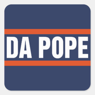 Da Pope uit Amerika Chicago Paus Leo XIV Provost Vierkante Sticker