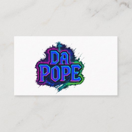 Da Pope Visitekaartje Design (Voorkant)