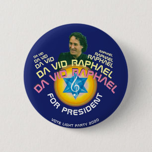 Da Vid Raphael, MD voor president 2020 Ronde Button 5,7 Cm