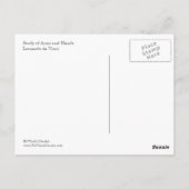 da Vinci Briefkaart (Achterkant)