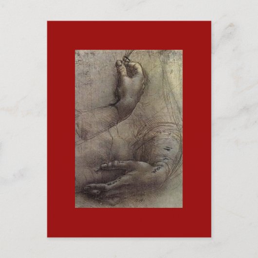 da Vinci Briefkaart (Voorkant)