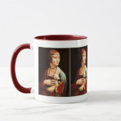 Da Vinci: Dame met de hermelijn Mok (Links)