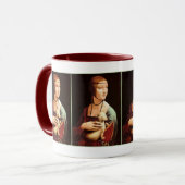 Da Vinci: Dame met de hermelijn Mok (Voorkant links)