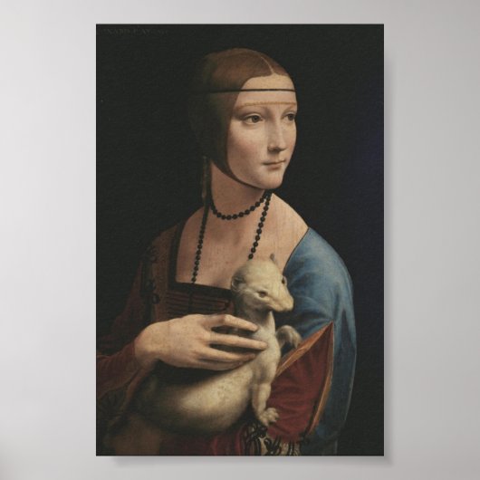 DA VINCI DE LADY MET ERMINE POSTER (Voorkant)