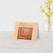 da Vinci: "De menselijke voet is..." Kaart (Gele Bloem)