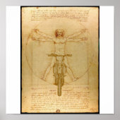 Da Vinci Dirt Bike Motocross Supercross Freestyle Poster (Voorkant)