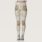 Da Vinci Fetus Tekeningen Leggings (Voorkant)