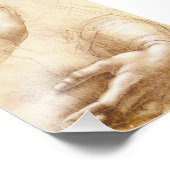 Da Vinci Hands Foto Afdruk (Hoek)