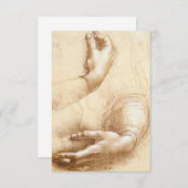 Da Vinci Hands Uitnodigingen (Voorkant / Achterkant)