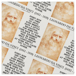 da Vinci heeft een beetje een oordeel over het wer Stof